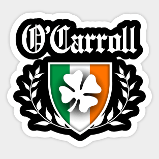 O'Carroll Shamrock Crest Sticker
